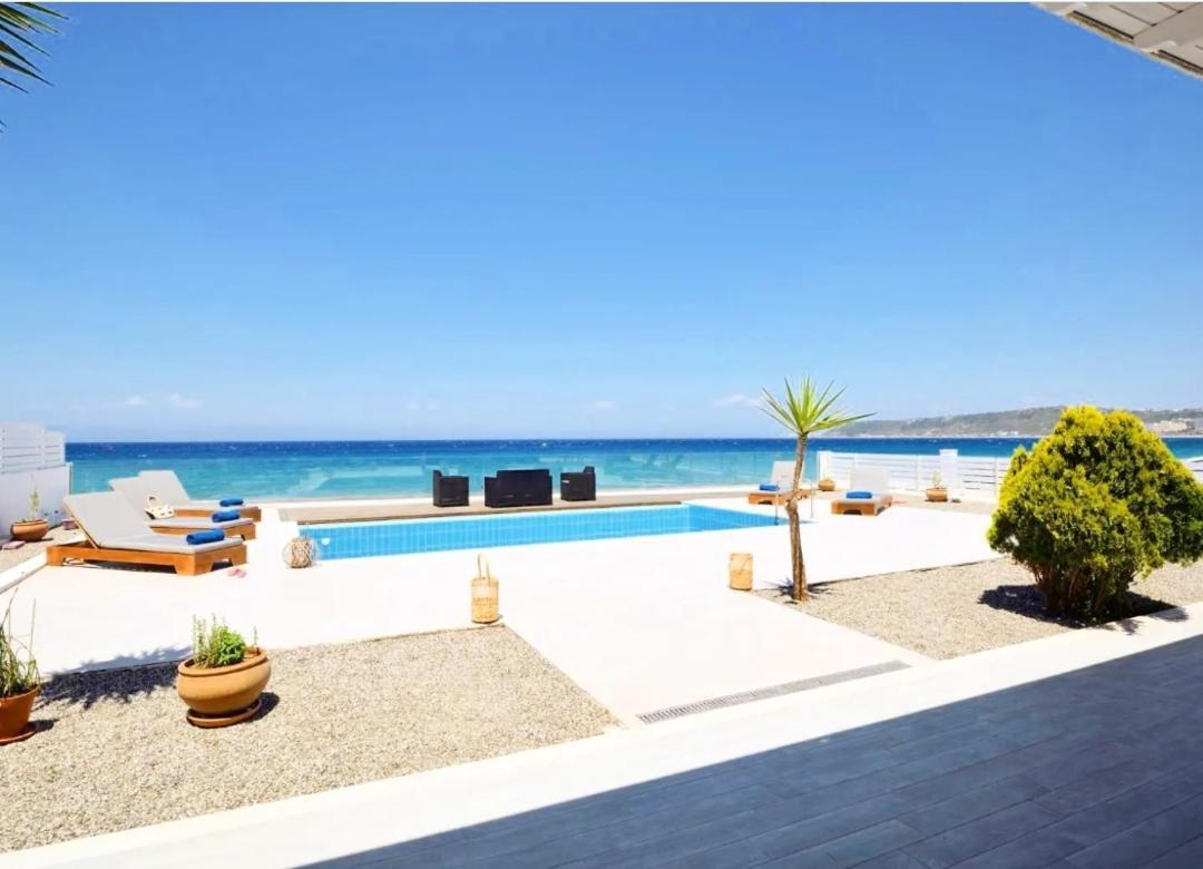 Vaso Beach Front Villa Ialysos (Rhodes) Exterior foto